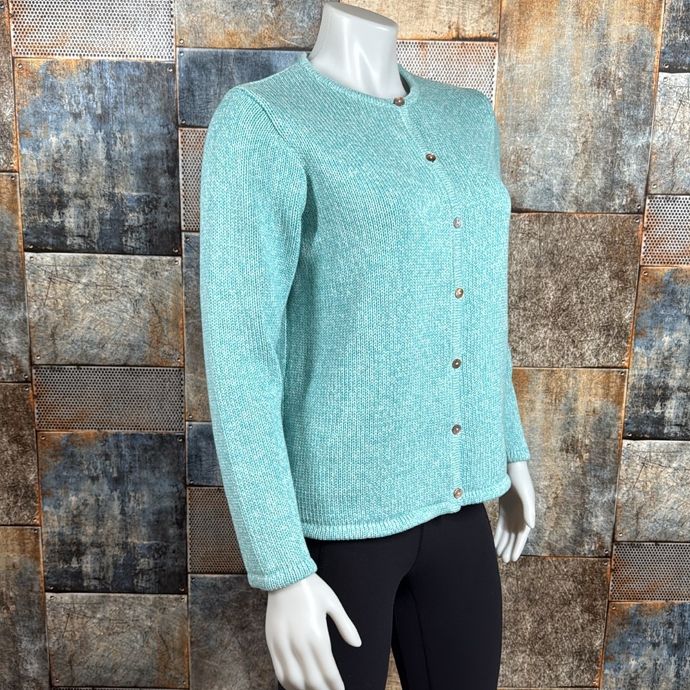 L.L. Bean Women’s Button Front Cardigan Sweater Size L - Picture 3 of 12